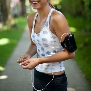 Lululemon Seaside Dot White Cool Racerback Tank 0